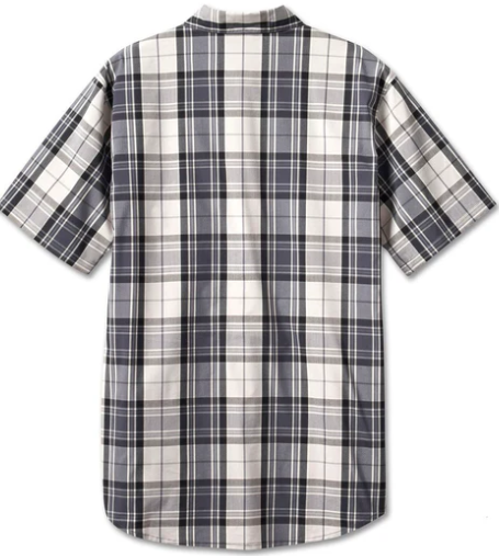 MENS FOREVER HARLEY SHIRT - GREY PLAID M, 3XL