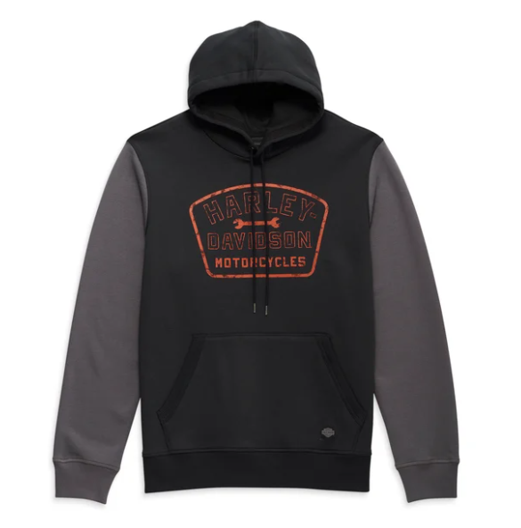 Men's Wrench Crew Hoodie - Colorblocked - Black Beauty L, XL