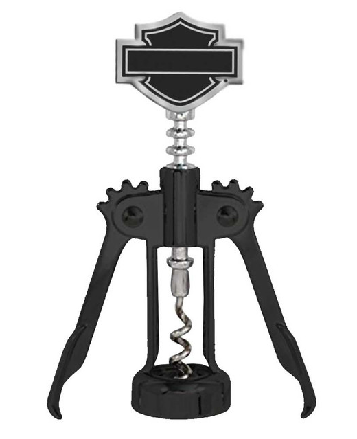 Harley-Davidson® Silhouette Bar & Shield Corkscrew Wine Opener