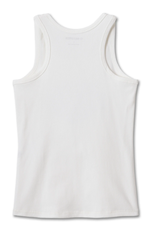 Womans Tank-Knit white Large