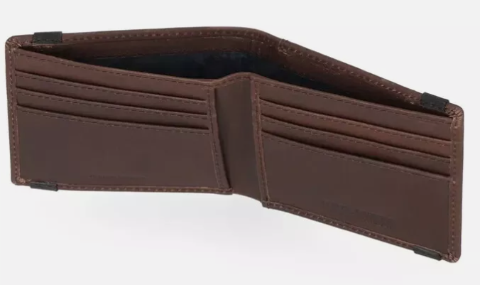 Harley Davidson Crazy Horse Eagle Billfold w/Back ID, Brown MWM012/01