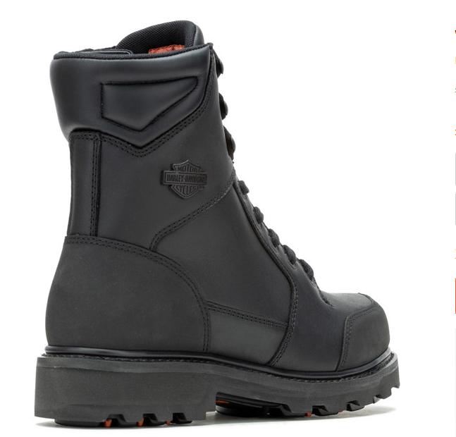 Harley-Davidson® Men's 7-Inch Brockman WP Black Motorcycle Boots D50001