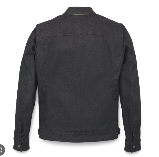 Harley-Davidson Mens's Chisel Denim Trucker Riding Jacket 98118-23VM