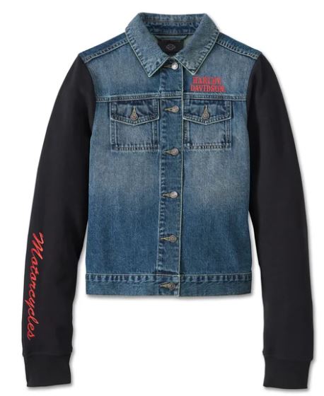 Women's Crimson Bird Jean Jacket S, M, L