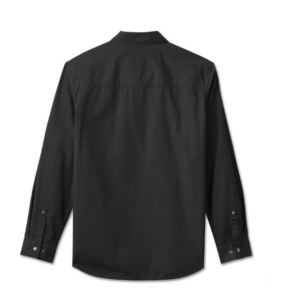 MENS Harley SHIRT-WOVENBLACK 96041-25VM