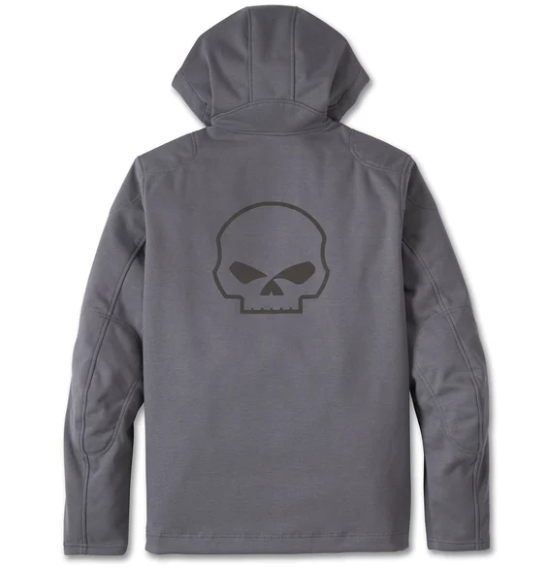 Men's Deflector 2.0 Willie G Skull Riding Fleece - Quiet Shade L, XL, 2XL, 3XL