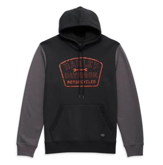 Men's Wrench Crew Hoodie - Colorblocked - Black Beauty L, XL