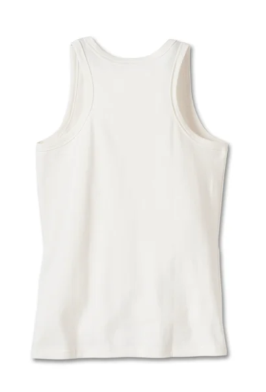 Womans Tank-Knit, Off White  Small