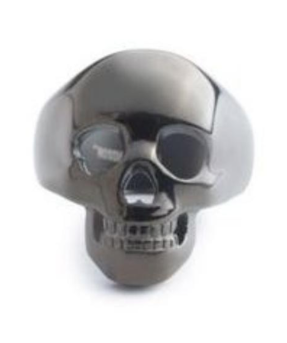 MENS SIZE 13 STAINLESS STELL SKULL RING