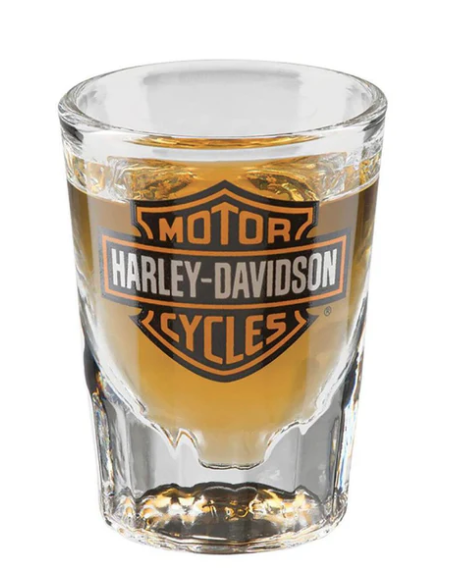 HDX-98713 Harley B AND S SHOT GLASS HDX-98713 hdx-98713