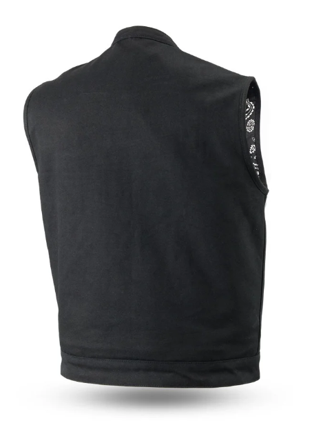 Highland V2 Men's Motorcycle Canvas Vest