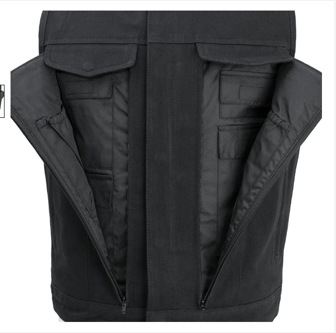 Highland V2 Men's Motorcycle Canvas Vest