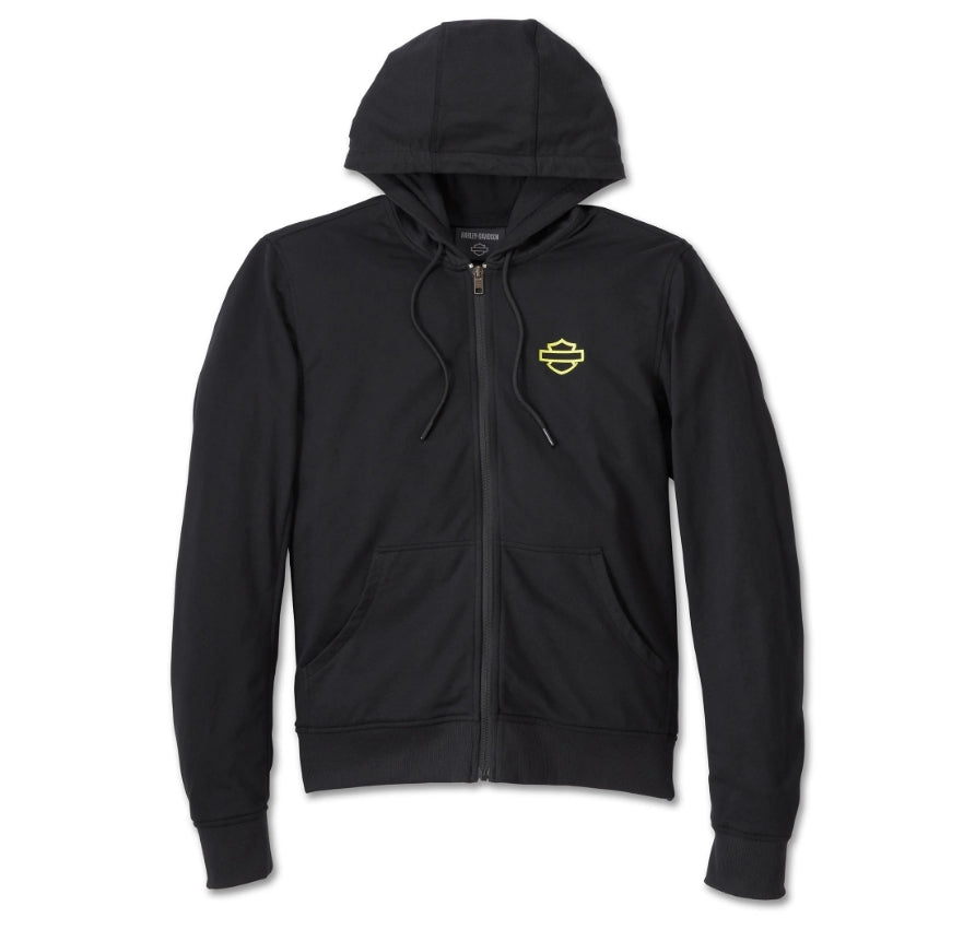 Men's Ovation 3-in-1 Textile Riding Jacket - Black Beauty & Wild Lime